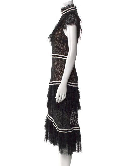 Alice + Olivia Lace Long Dress