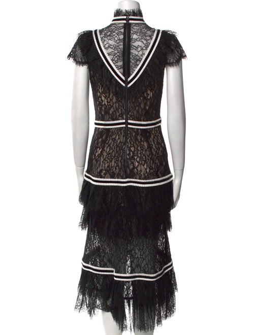 Alice + Olivia Lace Long Dress