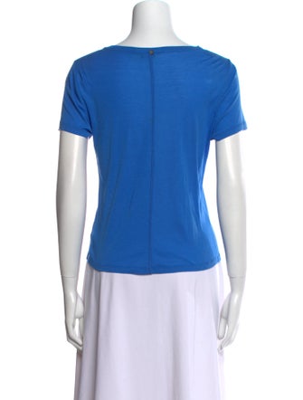 Alice + Olivia Bateau Neckline Short Sleeve T-Shirt