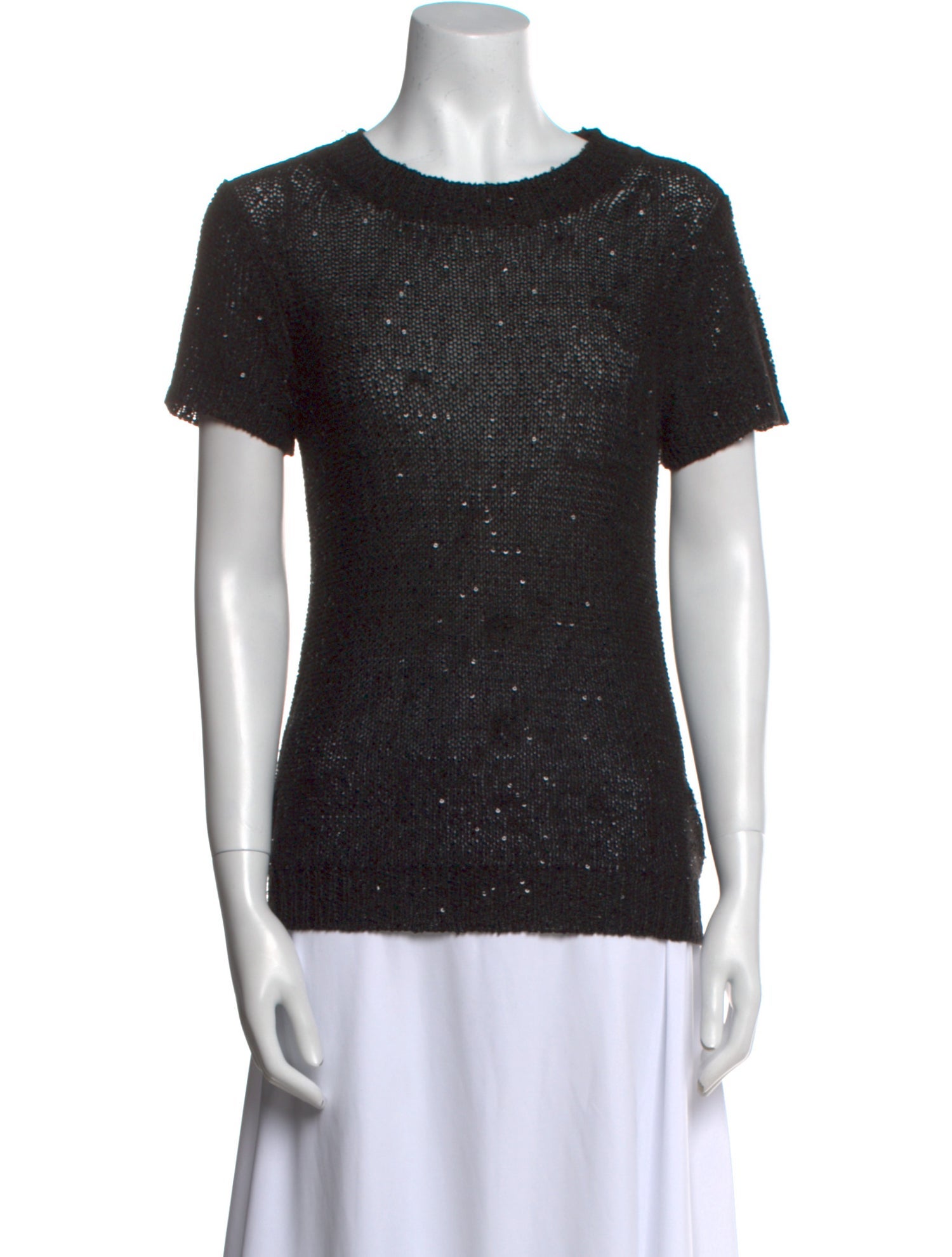 Alice + Olivia Crew Neck Short Sleeve T-Shirt