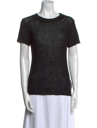 Alice + Olivia Crew Neck Short Sleeve T-Shirt