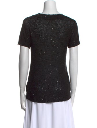 Alice + Olivia Crew Neck Short Sleeve T-Shirt