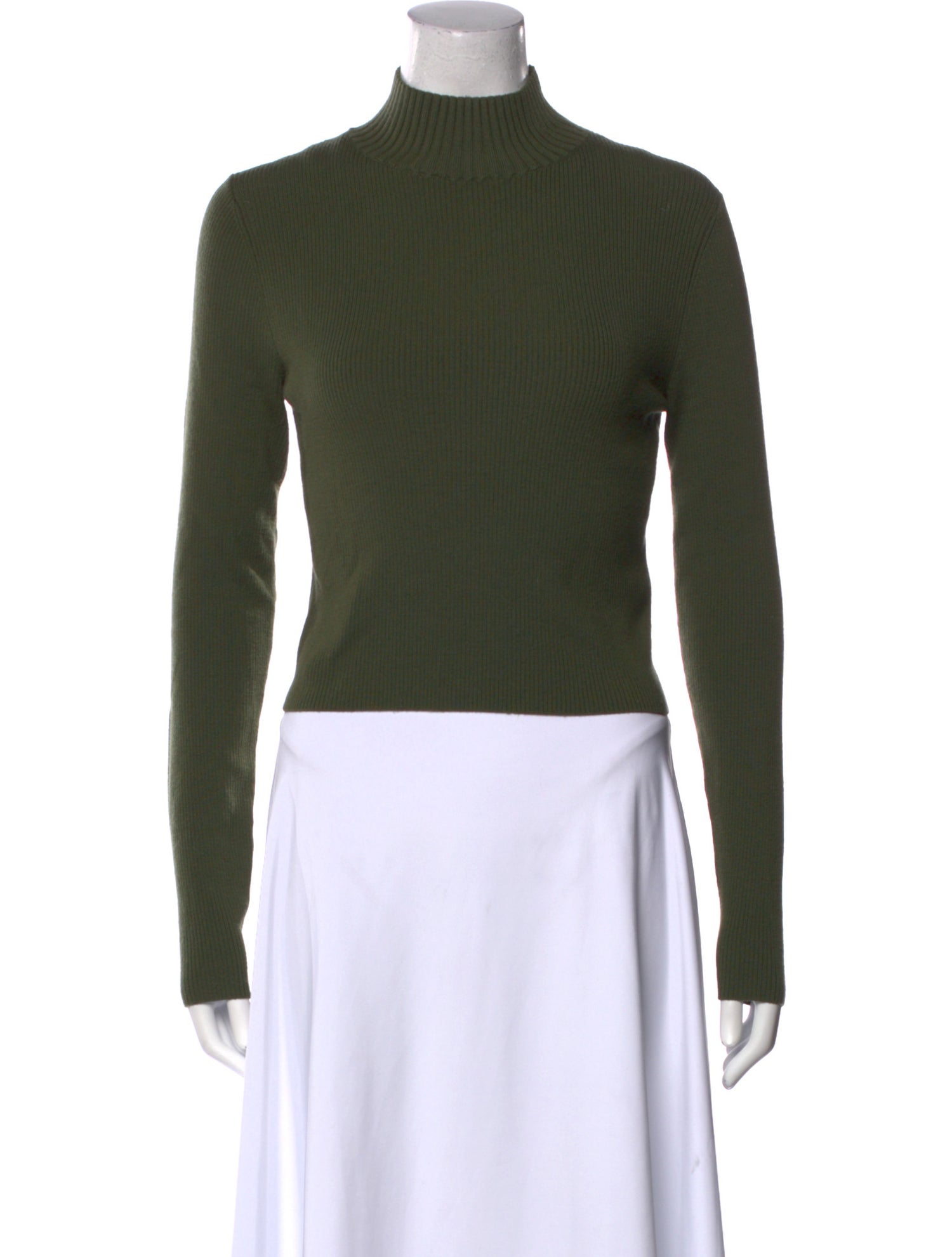 Alice + Olivia Wool Mock Neck Sweater