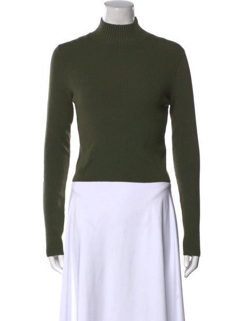 Alice + Olivia Wool Mock Neck Sweater