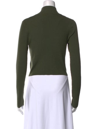 Alice + Olivia Wool Mock Neck Sweater
