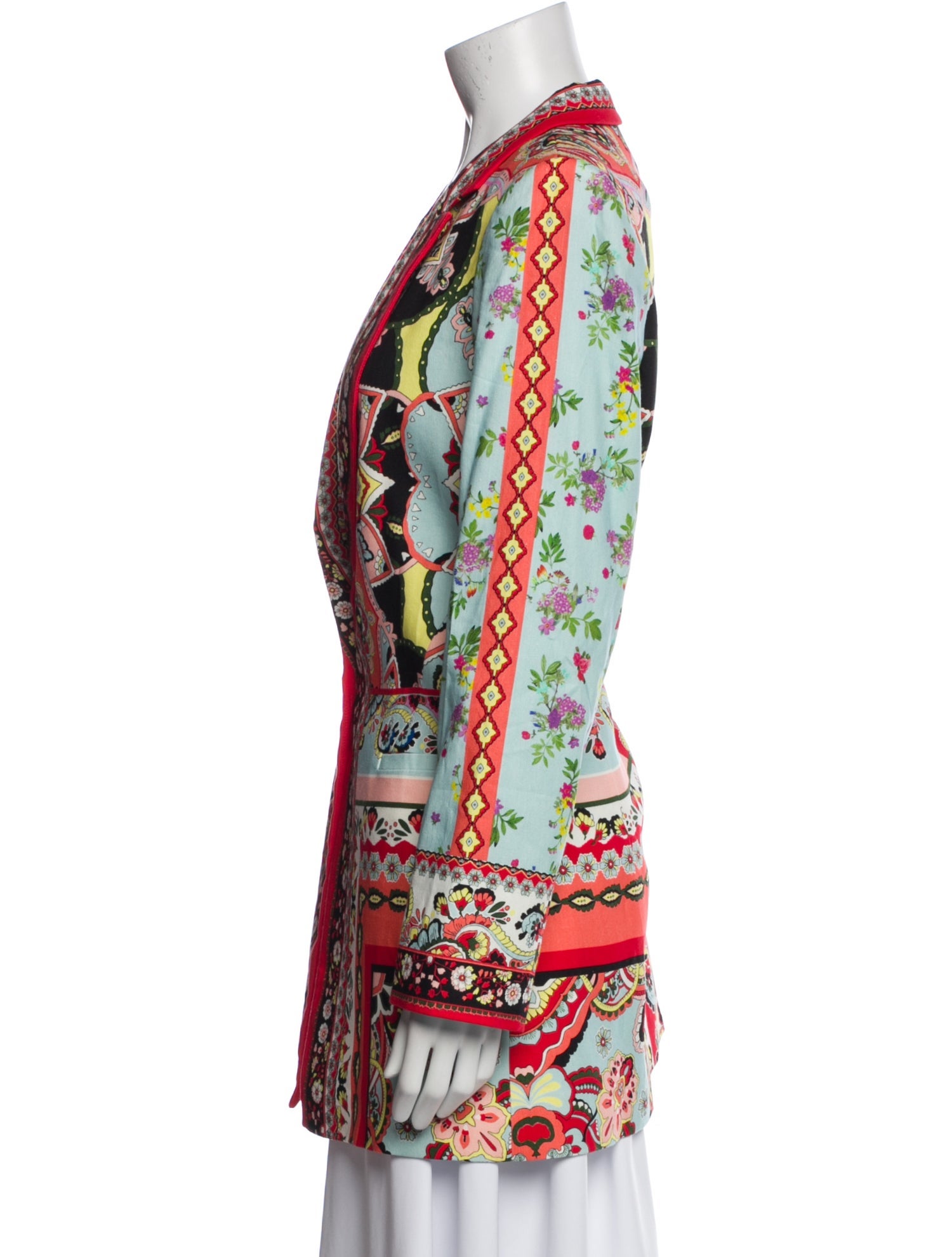 Alice + Olivia Linen Floral Print Blazer w/ Tags