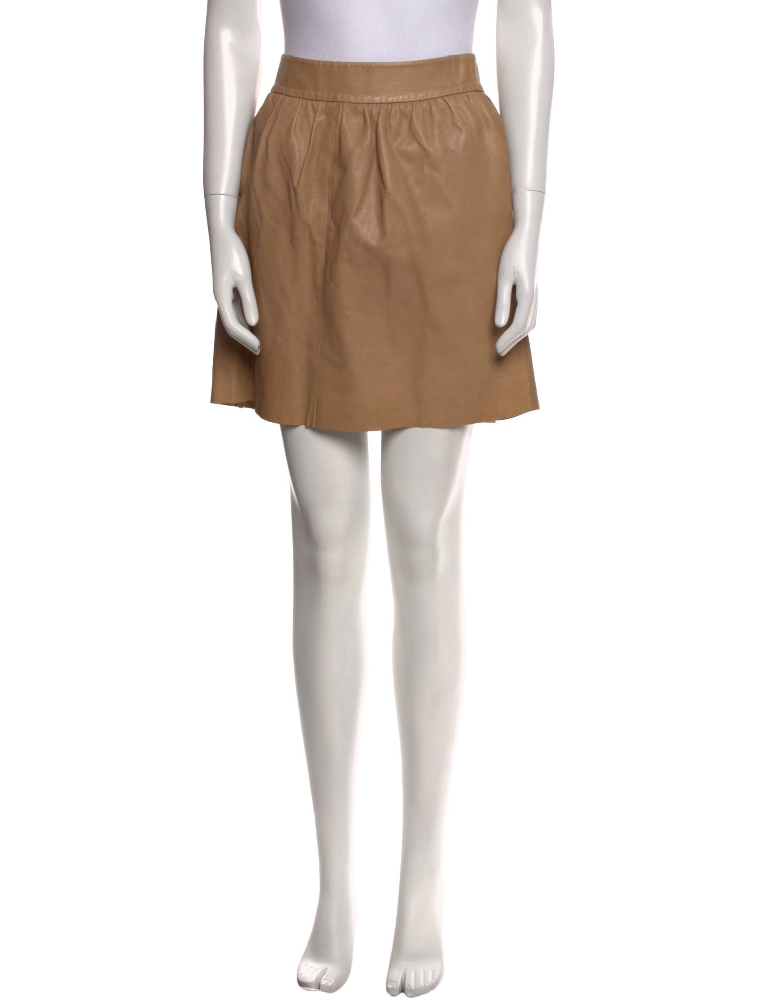 Alice + Olivia Leather Mini Skirt
