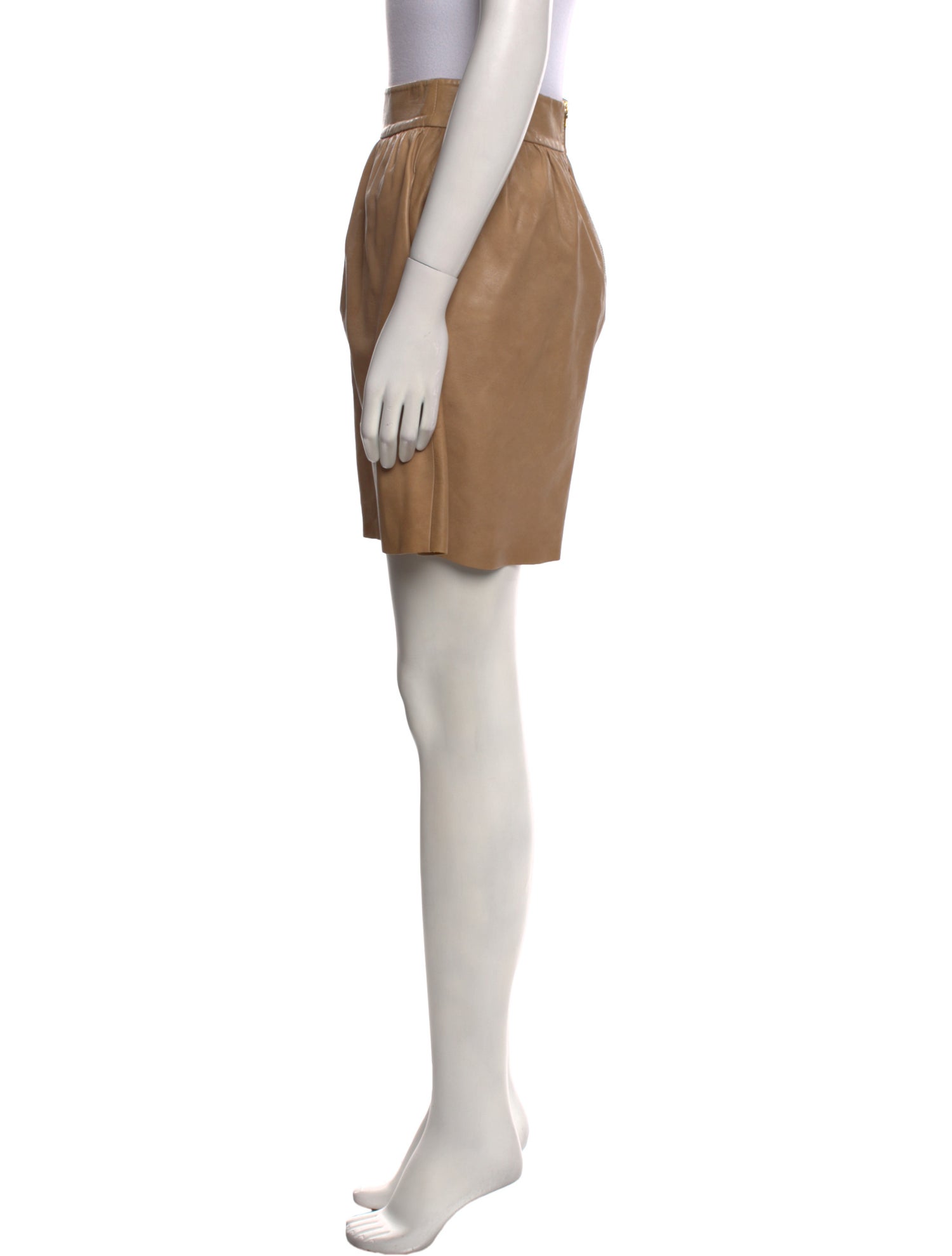 Alice + Olivia Leather Mini Skirt