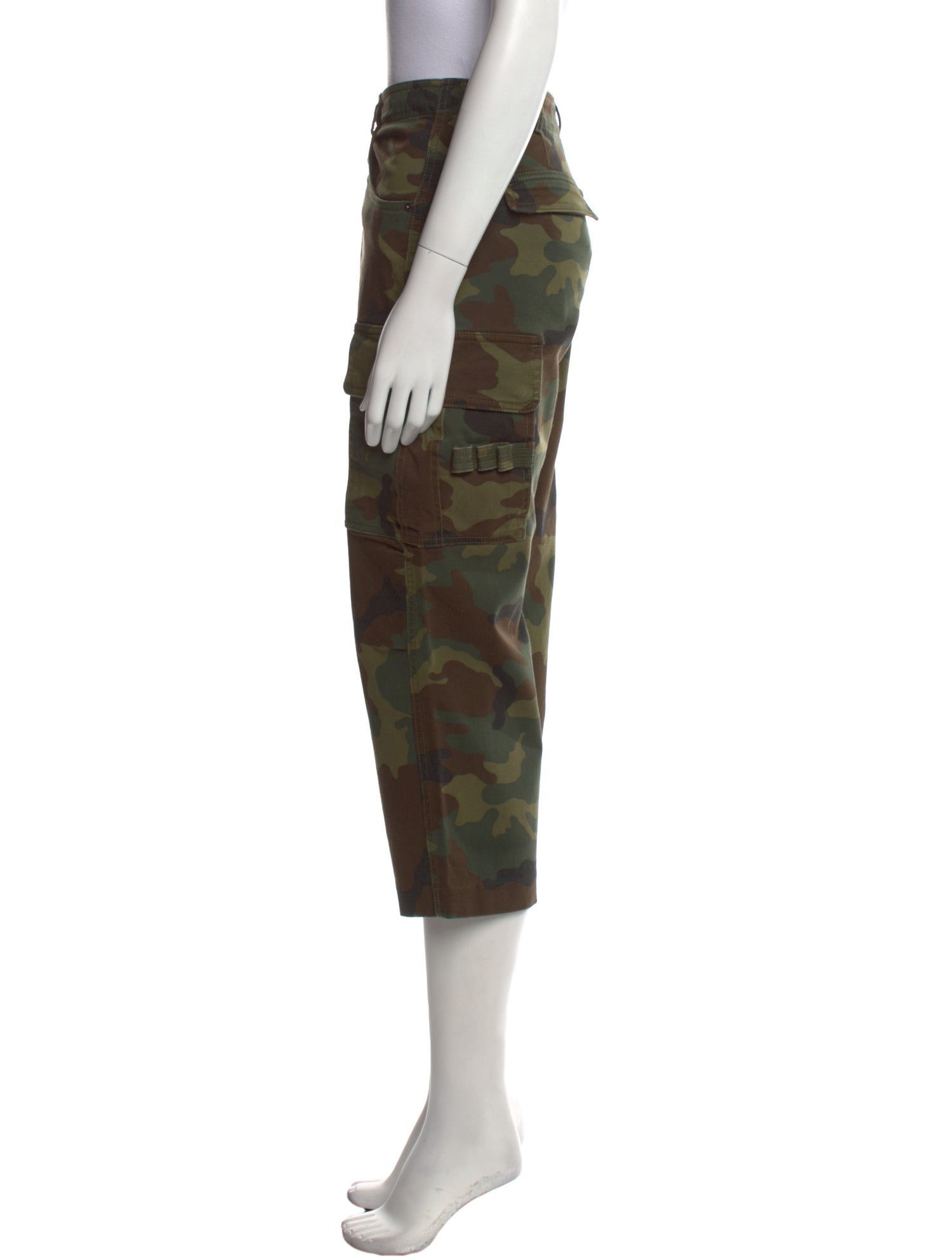 Alice + Olivia Camouflage Print Wide Leg Pants