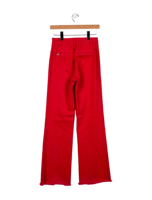 Alice + Olivia Mid-Rise Wide Leg Jeans