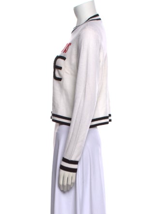 Alice + Olivia Wool Graphic Print Sweater