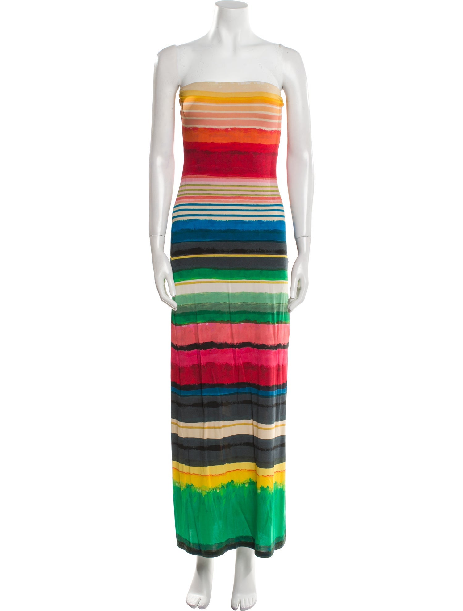 Alice + Olivia Striped Long Dress