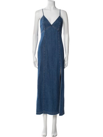 Alice + Olivia V-Neck Long Dress