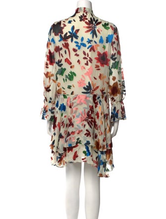 Alice + Olivia Floral Print Mini Dress