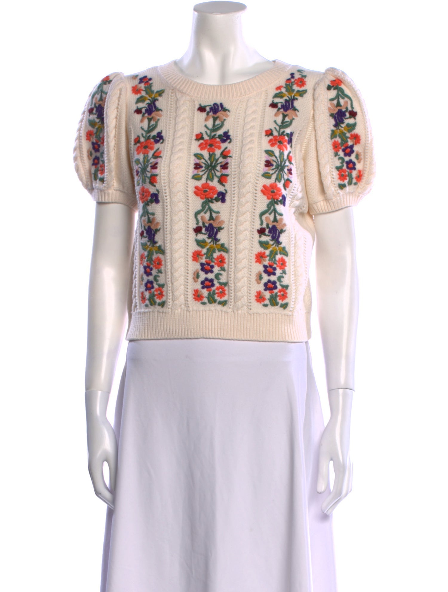 Alice + Olivia Wool Patterned Sweater