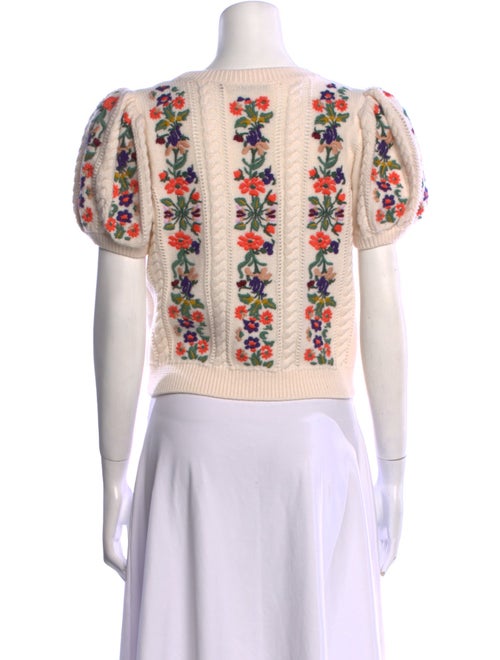 Alice + Olivia Wool Patterned Sweater