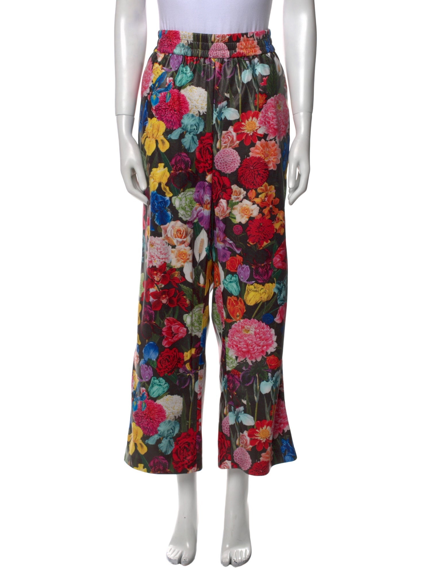 Alice + Olivia Floral Print Wide Leg Pants