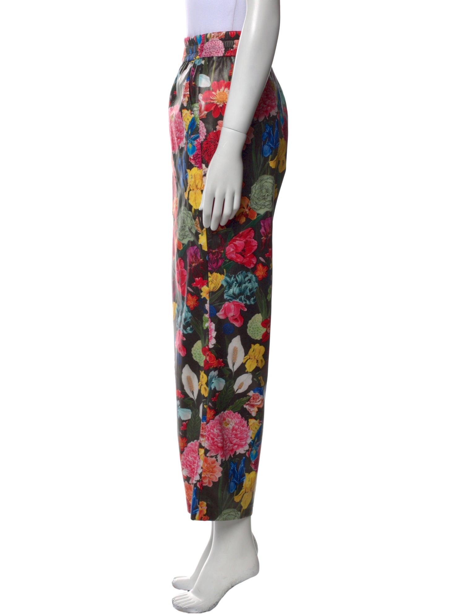 Alice + Olivia Floral Print Wide Leg Pants
