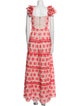 Alice + Olivia Floral Print Long Dress