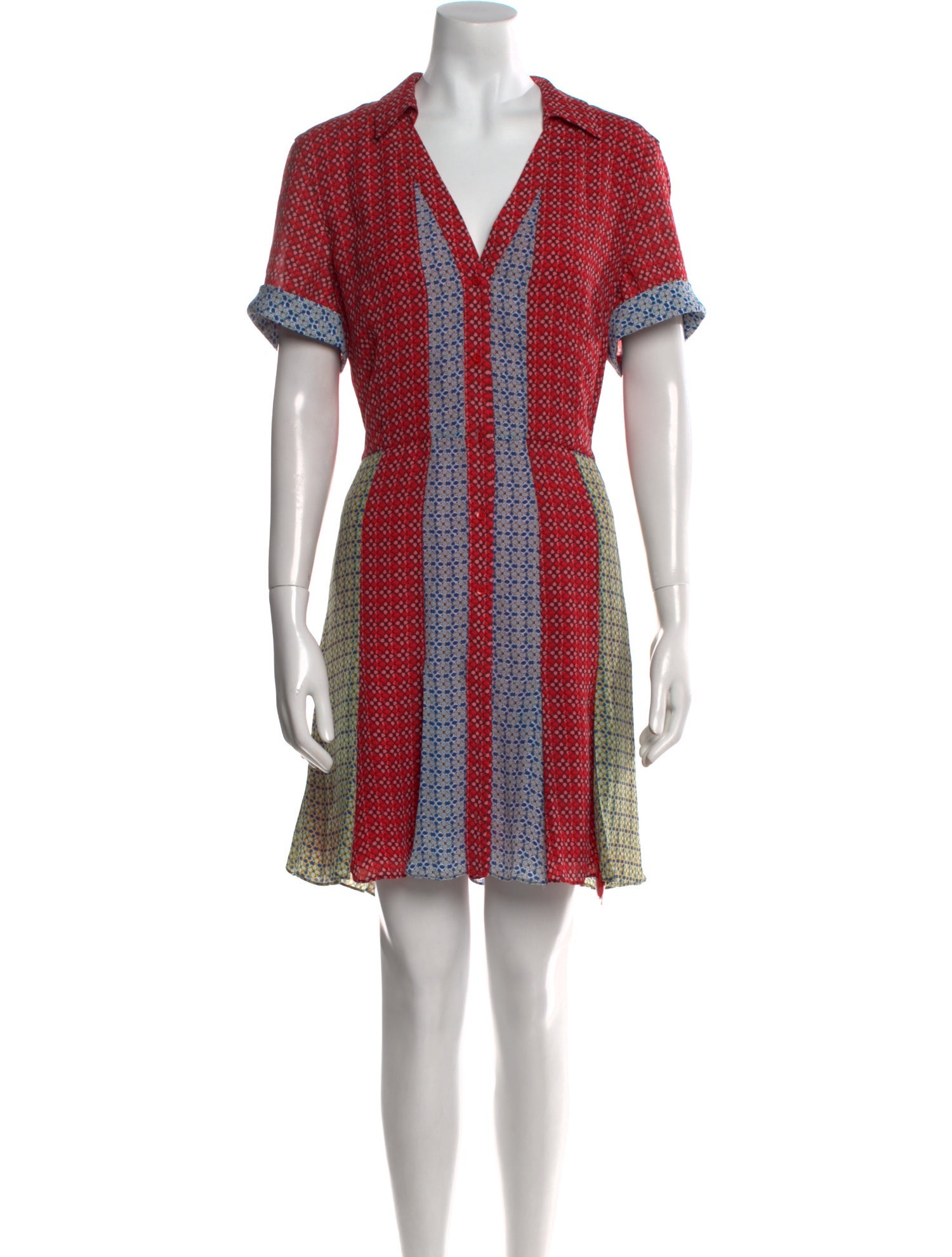 Alice + Olivia Printed Mini Dress w/ Tags