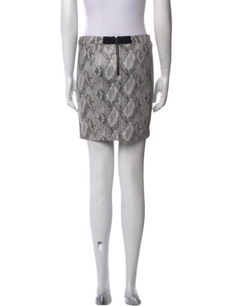 Alice + Olivia Animal Print Mini Skirt