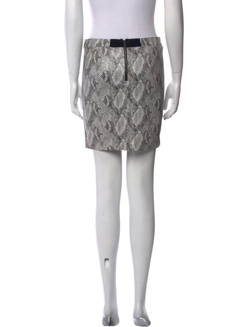 Alice + Olivia Animal Print Mini Skirt