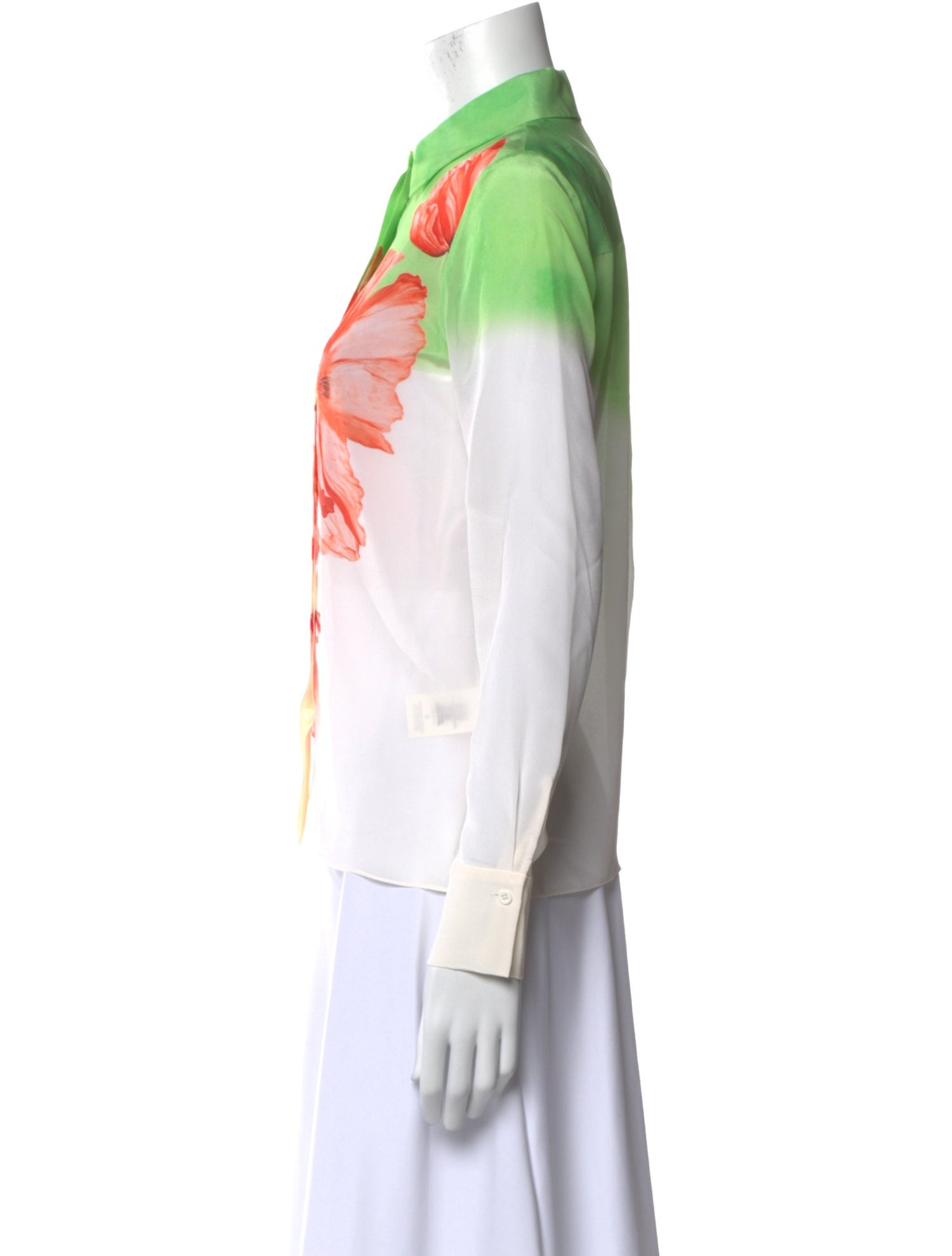 Alice + Olivia Silk Floral Print Blouse w/ Tags