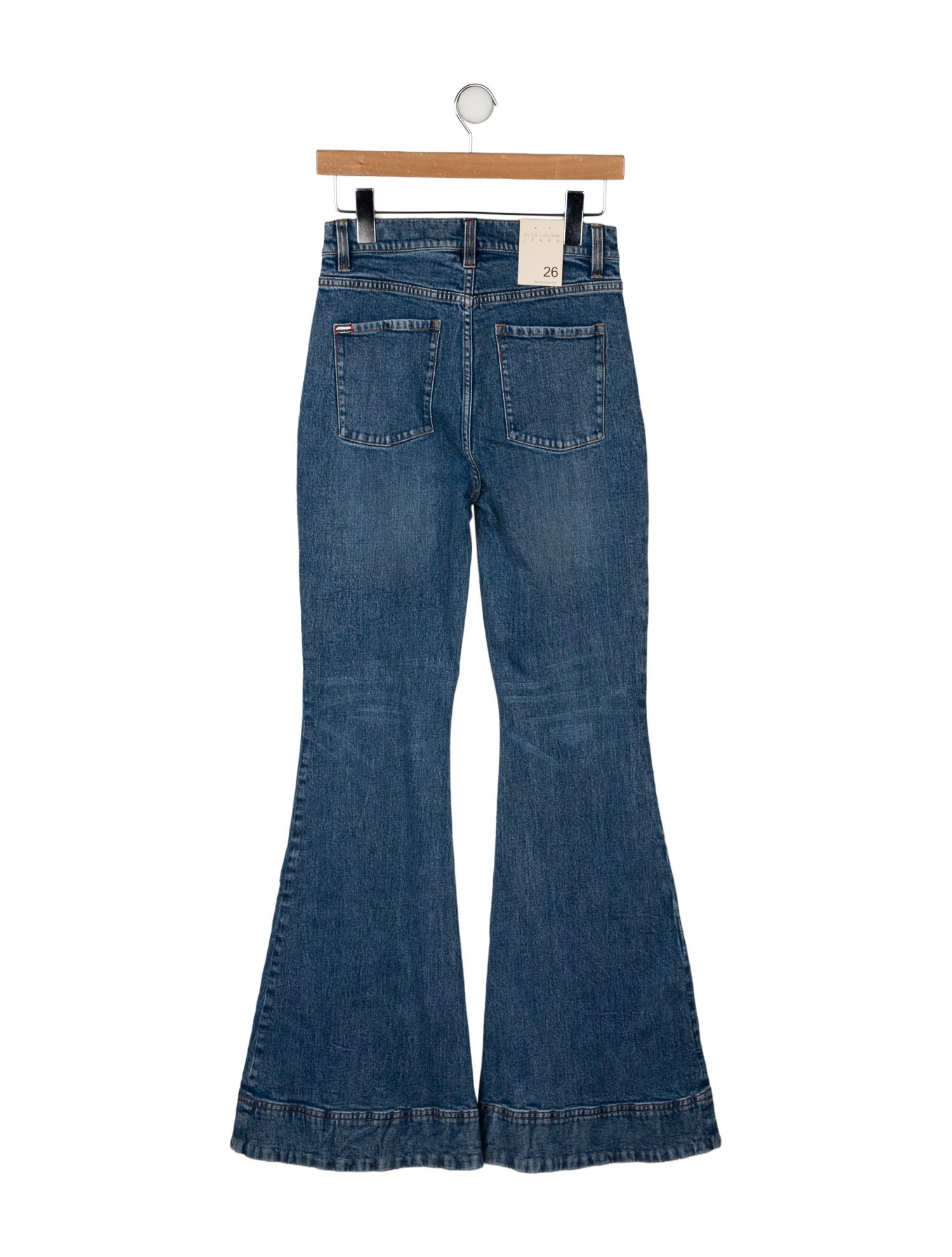 Alice + Olivia High-Rise Wide Leg Jeans w/ Tags