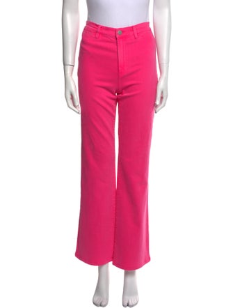 Alice + Olivia High-Rise Wide Leg Jeans