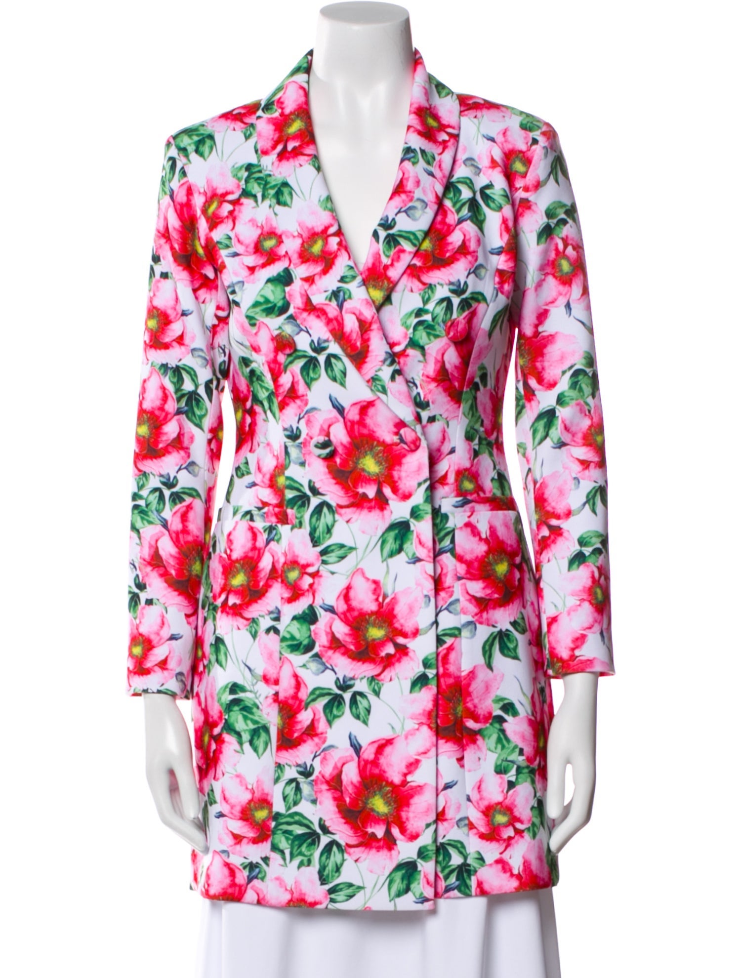 Alice + Olivia Floral Print Poncho