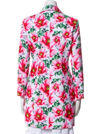 Alice + Olivia Floral Print Poncho