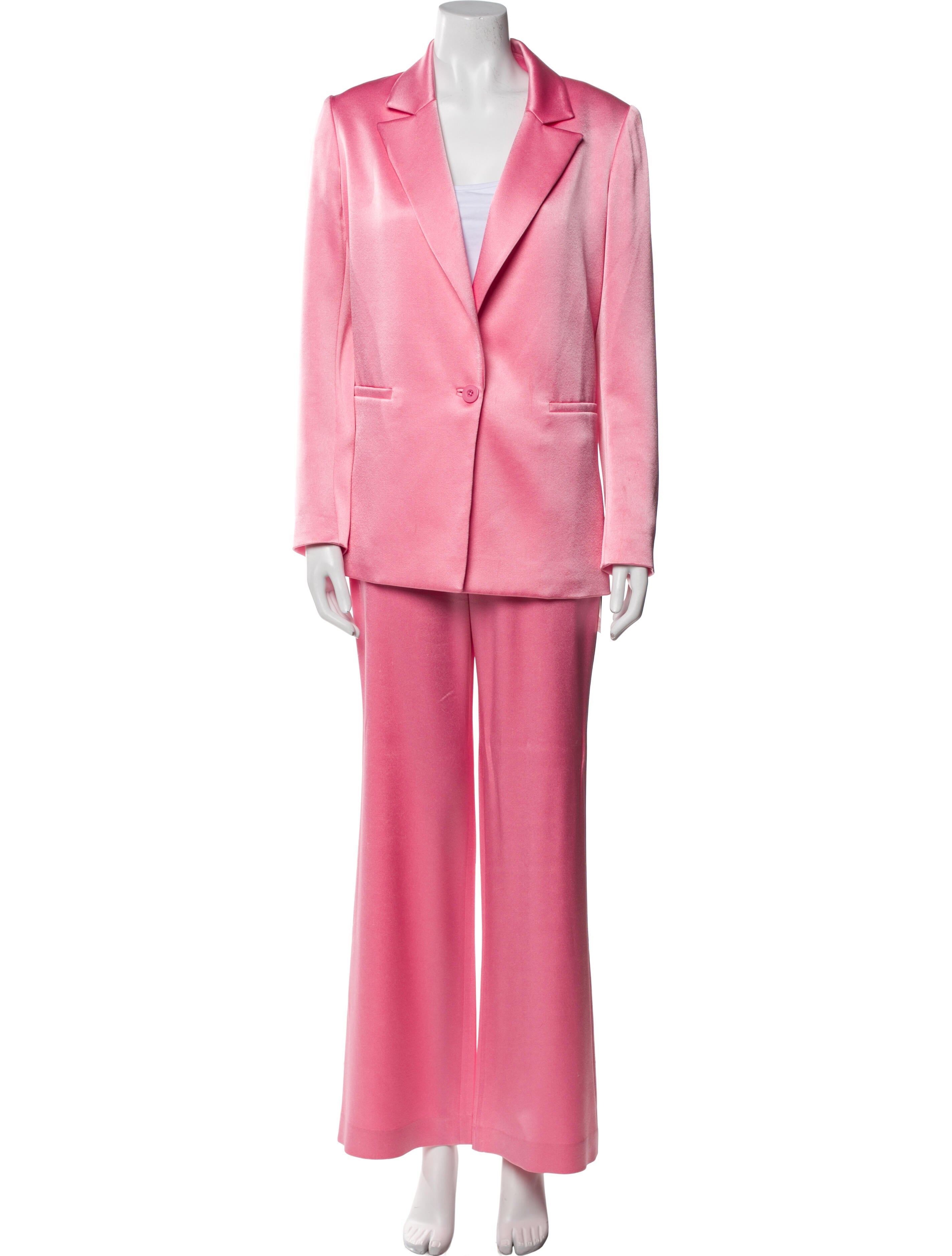 Alice + Olivia Satin Pant Set