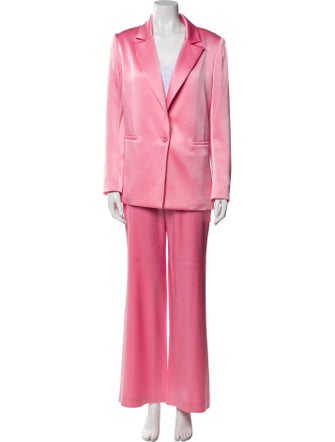 Alice + Olivia Satin Pant Set