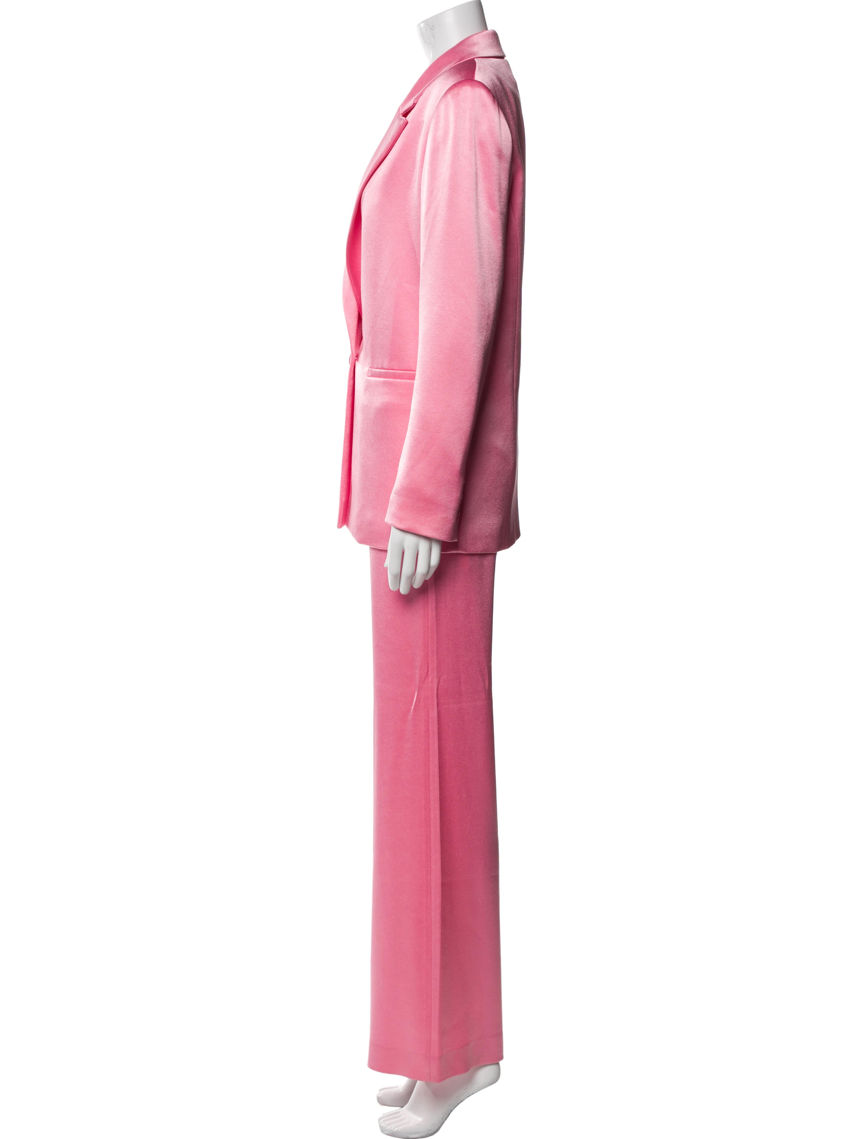 Alice + Olivia Satin Pant Set