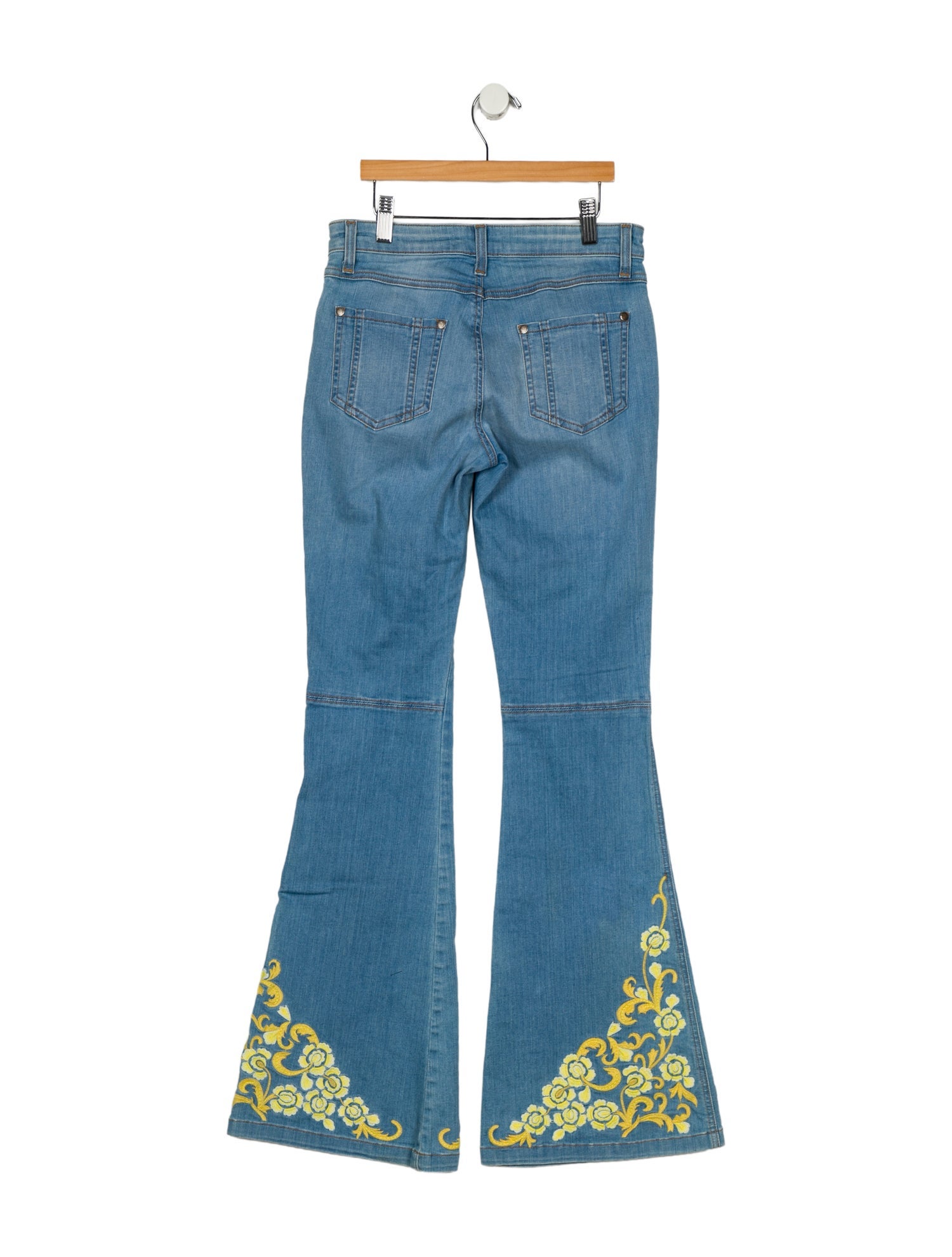 Alice + Olivia High-Rise Wide Leg Jeans