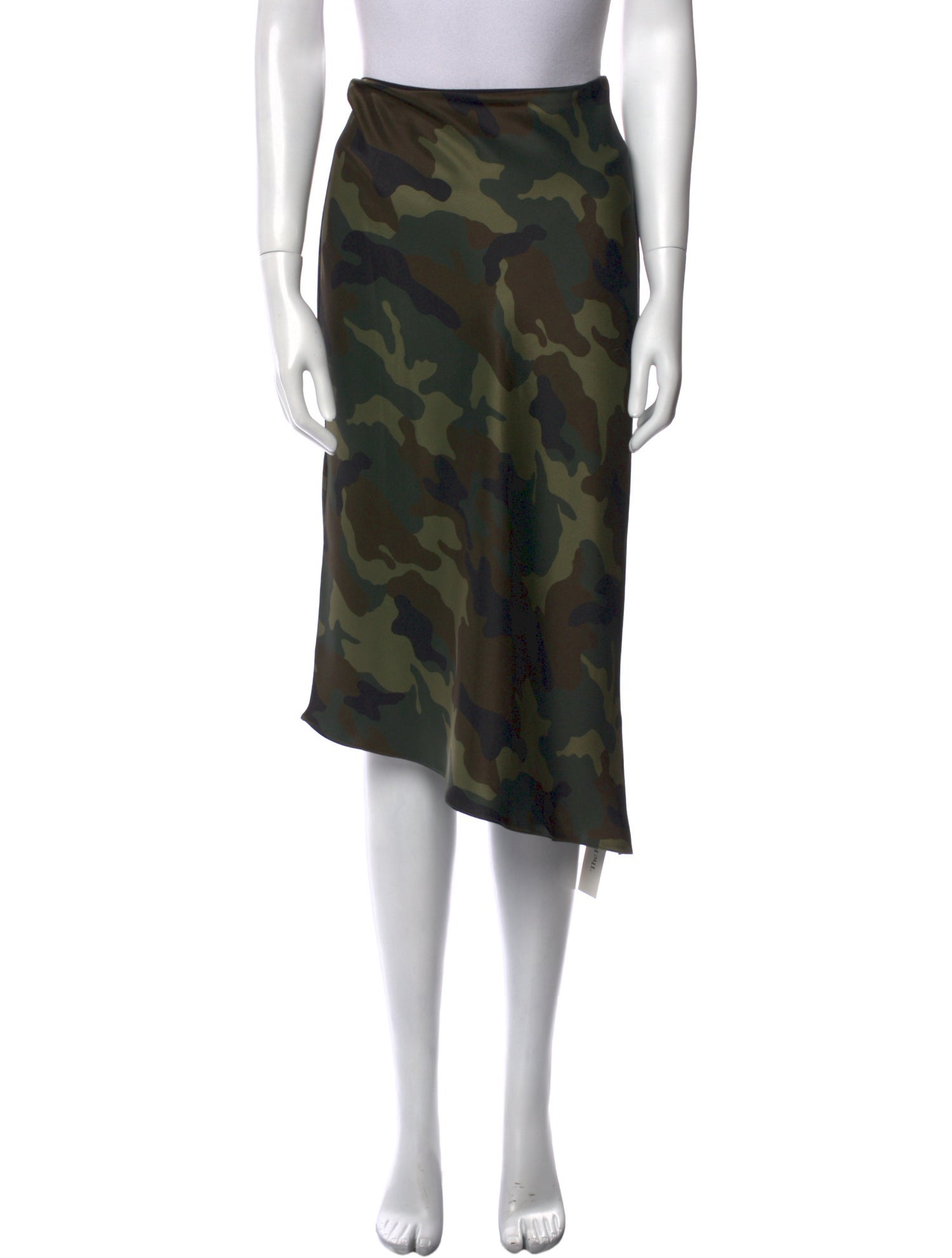 Alice + Olivia Camouflage Print Midi Length Skirt