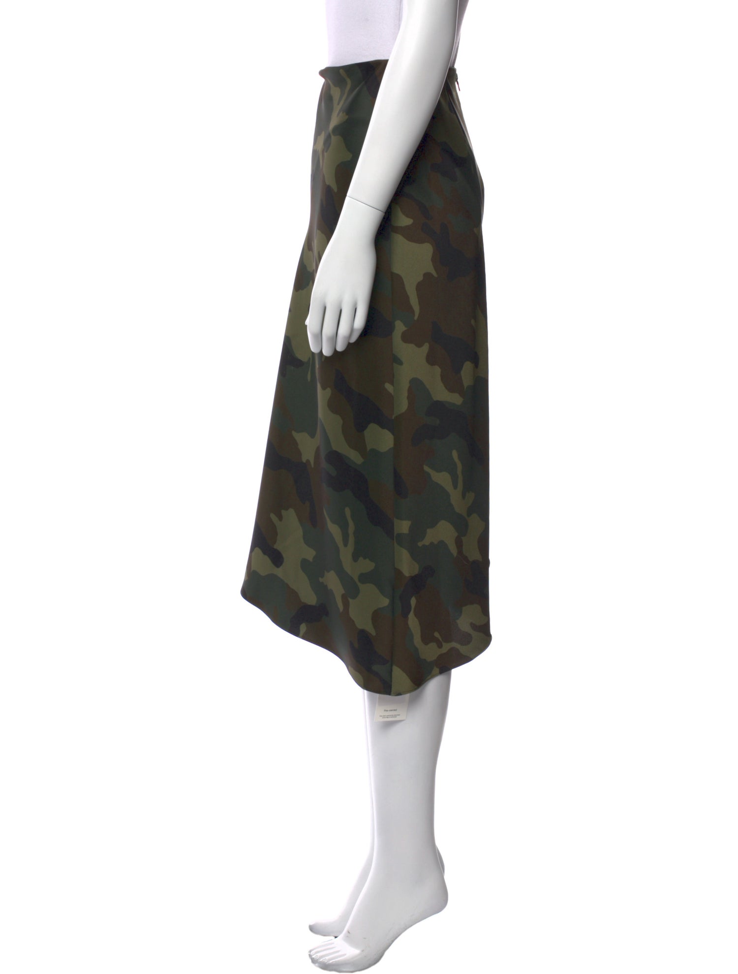Alice + Olivia Camouflage Print Midi Length Skirt