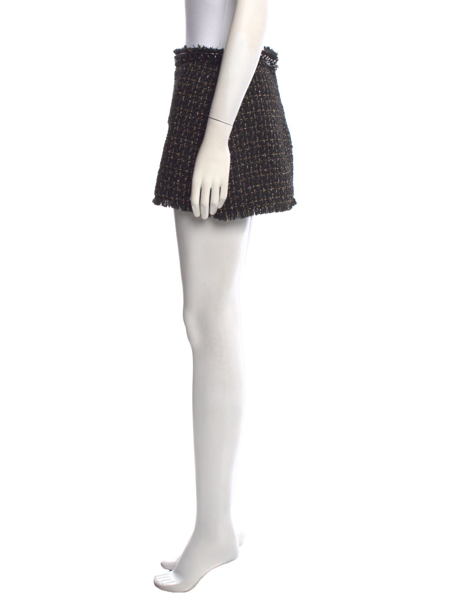 Alice + Olivia Tweed Pattern Mini Skirt