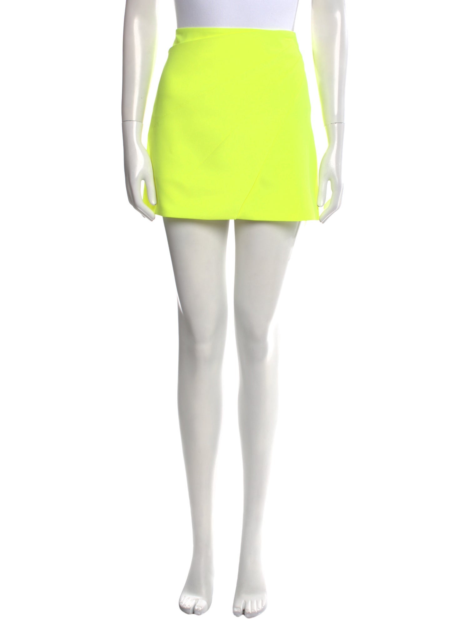 Alice + Olivia Pleated Accents Mini Skirt