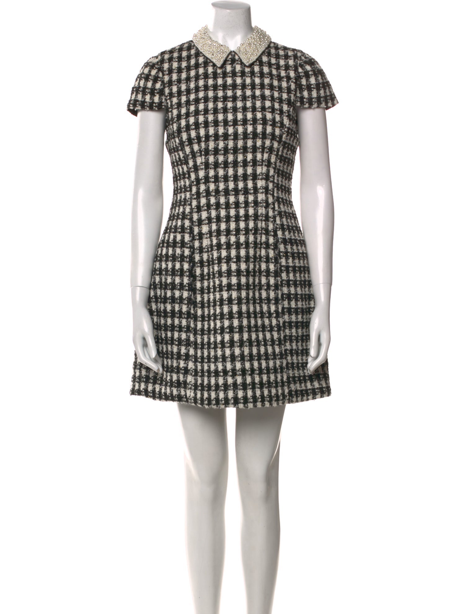 Alice + Olivia Plaid Print Mini Dress w/ Tags