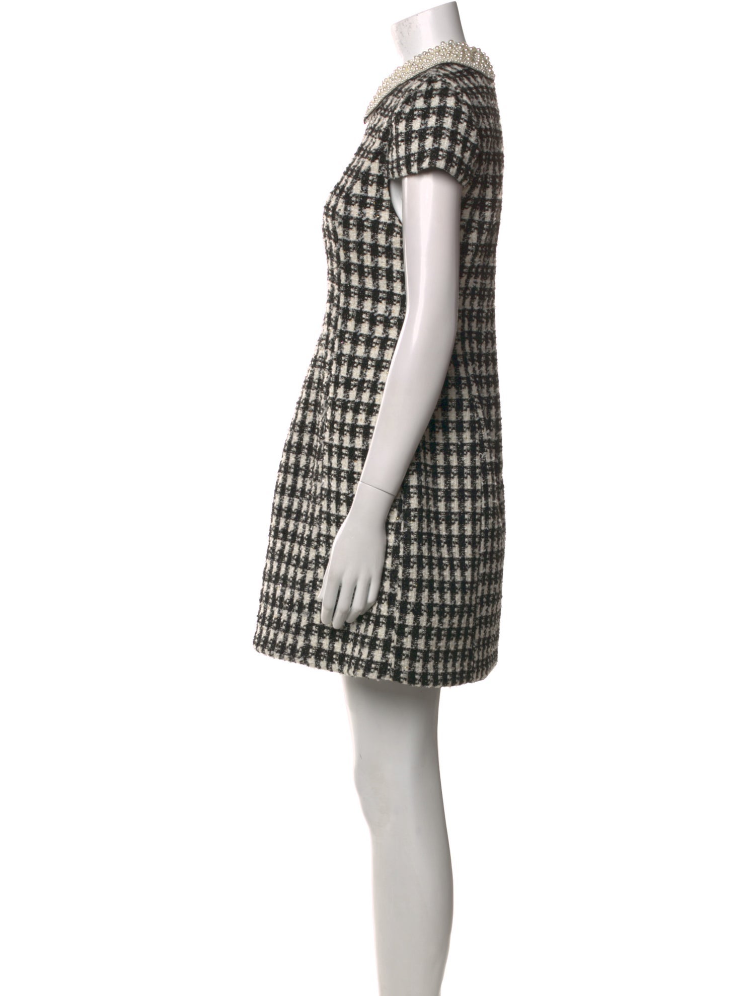 Alice + Olivia Plaid Print Mini Dress w/ Tags