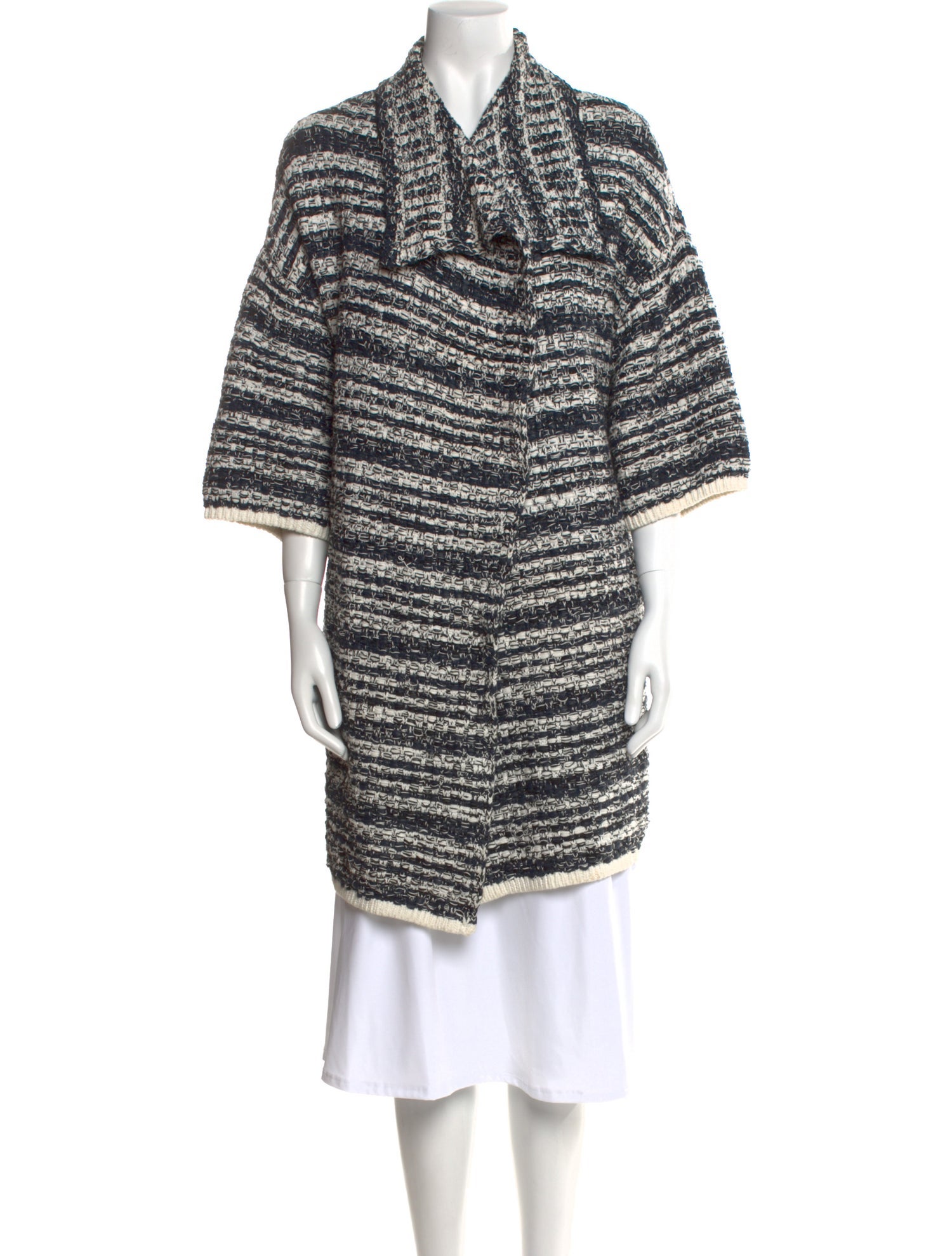 Alice + Olivia Striped Cowl Neck Sweater