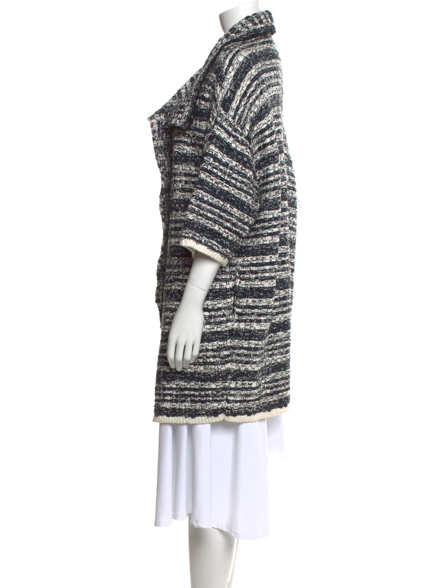 Alice + Olivia Striped Cowl Neck Sweater