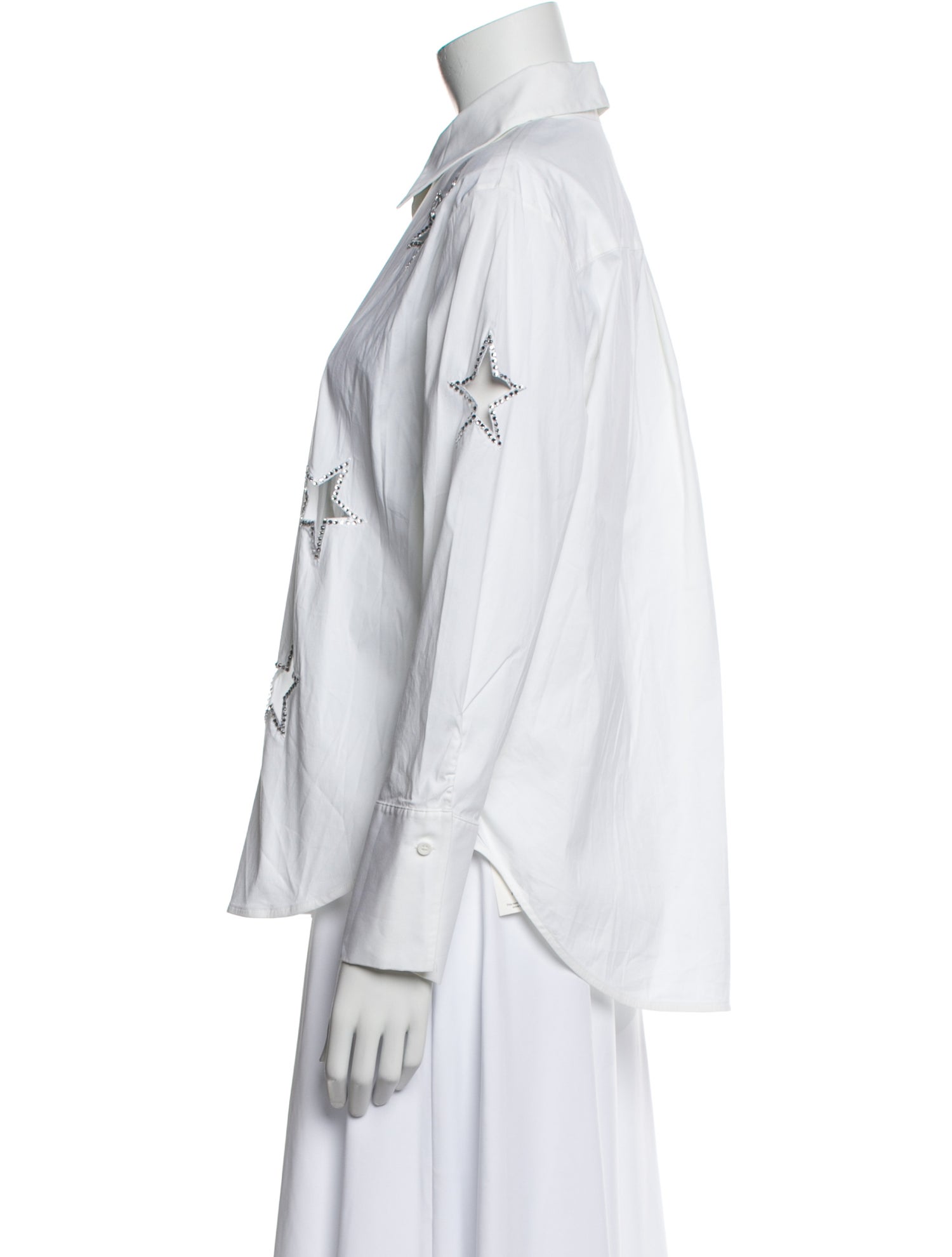 Alice + Olivia Long Sleeve Button-Up Top