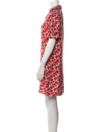 Alice + Olivia Floral Print Mini Dress