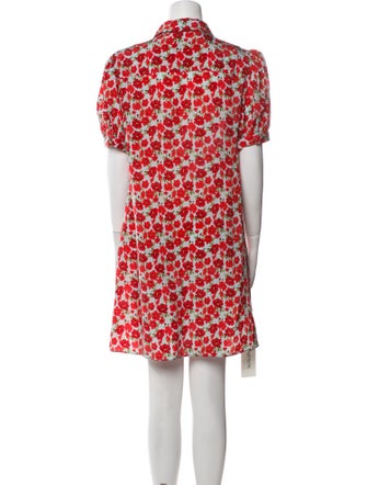 Alice + Olivia Floral Print Mini Dress