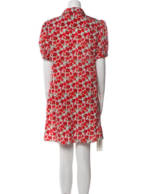 Alice + Olivia Floral Print Mini Dress