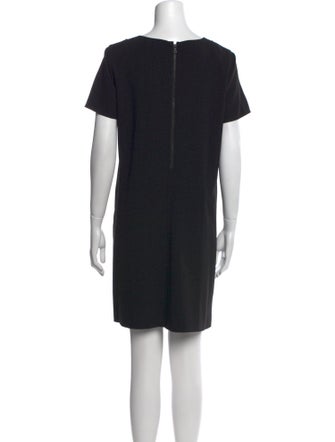 Alice + Olivia Bateau Neckline Mini Dress