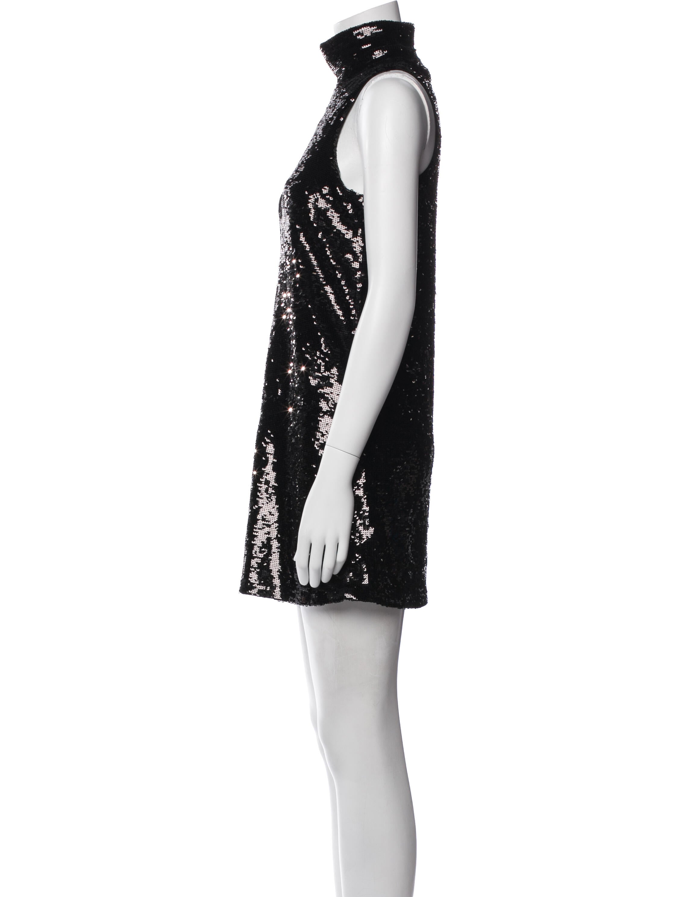 Alice + Olivia Mock Neck Long Dress