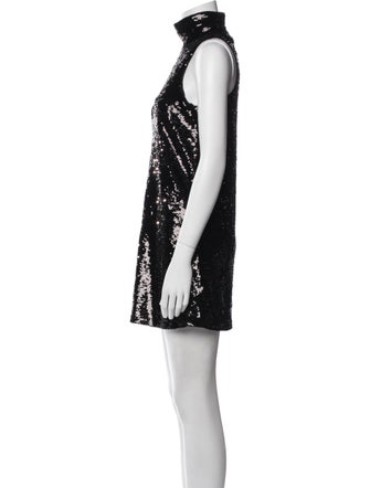 Alice + Olivia Mock Neck Long Dress